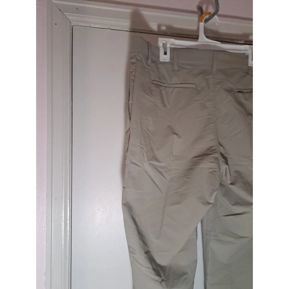 Banana Republic Men's Tan/Beige Pants 36x30 Tapered Mid-Rise Chino Comfort